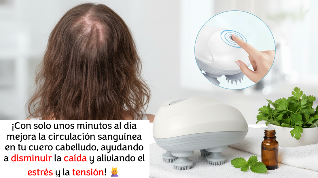 Masajeador electrico cuero cabelludo